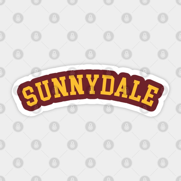 Sunnydale High School (Buffy) Sticker by fandemonium